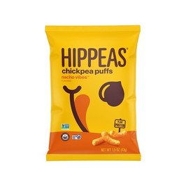 Hippeas Non-Gmo Chickpea Puffs -Vegan Nacho Vibes, 1.5 Ounce, 12 Per Case