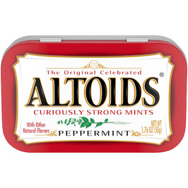 Altoids Single Peppermints, 1.76 Ounces, 12 Per Box, 12 Per Case