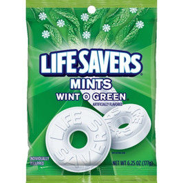 Lifesavers Wint-O-Green Candy, 6.25 Ounces, 12 Per Case