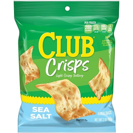 Kellogg s Club Crackers Crisps Sea Salt, 2 Ounce, 6 Per Case