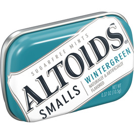Altoids Smalls Sugar Free Wintergreen, 0.37 Ounces, 9 Per Box, 12 Per Case
