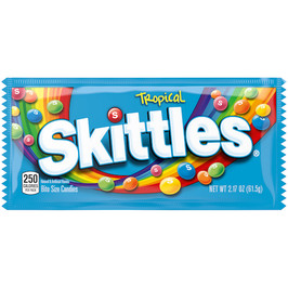 Skittles Tropical Chewy Candy,  2.17 Ounce, 360 Per Case