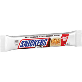 Snickers White Share Size, 2.84 Ounce, 24 Per Box, 6 Per Case