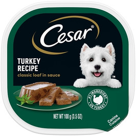 Cesar Canine Cuisine With Turkey In Meaty Juices, 3.5 Ounce, 24 Per Case