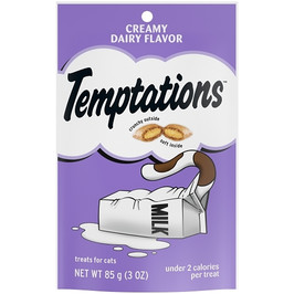 Whiskas Temptations Cat Treats Creamy Dairy Flavor, 3 Ounce, 12 Per Case