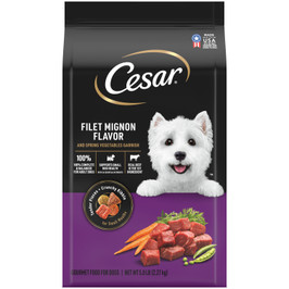 Cesar Dry Filet Mignon With Spring Vegetable, 5 Pound, 4 Per Case