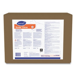 Diversey Stride Neutral Cleaner, Citrus, 5 Gal Envirobox