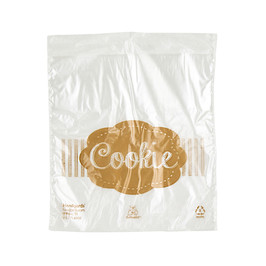 TuffGards 5.5 X 5.5 High Density Clear Saddle Printed Cookie Bag, 2000 Per Pack