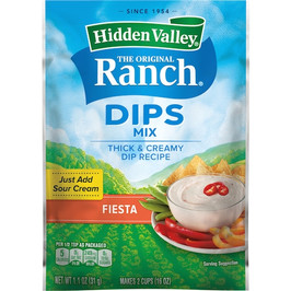 Hidden Valley Fiesta Ranch Party Dip, 1 Ounce, 24 Per Case