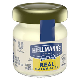 Hellmann s Real Mayonnaise Mini Jars, 1.2 ounce, 72 per case