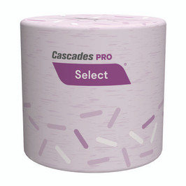 Cascades PRO Select Standard Bath Tissue, 1-ply, White, 1,000/roll, 96 Rolls/carton