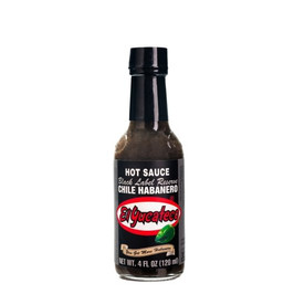 El Yucateco Black Label Reserve Chile Habanero Hot Sauce, 4 Fluid Ounce, 12 Per Case