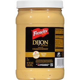 French s Dijon Mustard with Chardonnay, 32 Ounce, 6 Per Case