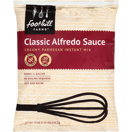 Foothill Farms Classic Alfredo Sauce Mix, 19 Ounce, 8 Per Case