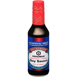 Kikkoman Gluten-Free Soy Sauce, 10 Fluid Ounces, 6 Per Case