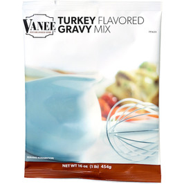 Vanee Turkey Flavored Gravy Mix, 16 Ounces, 8 Per Case