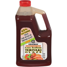 Kikkoman Low Sodium Preservative Free Teriyaki Glaze, 5 Pounds, 6 Per Case