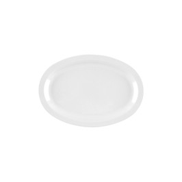 G.E.T. Enterprises 11.75 Inch X 8.25 Inch Oval White Platter, 2 Dozen