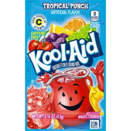 Kool-Aid Tropical Punch Beverage, 0.16 Ounces, 192 Per Case