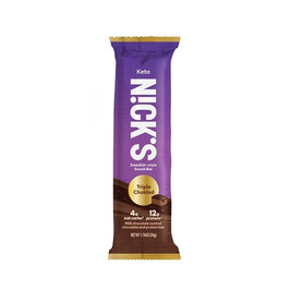 Nicks Triple Choklad Swedish-Style Keto Snack Bar, 1.76 Ounce, 96 per case