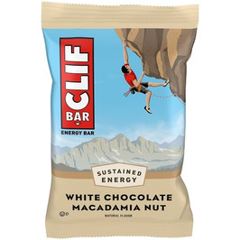 Clif White Chocolate Macadamia Nut Energy Bar, 2.4 Ounce, 10 Per Box, 4 Per Case