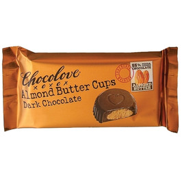 Chocolove Almond Butter Cups 55% Cocoa, Dark Chocolate