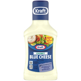 Kraft Roka Blue Cheese Dressing Bottle, 8 Fluid Ounce, 9 Per Case
