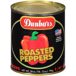 Dunbars Roasted Red Bell Pepper, 1/4" Strips