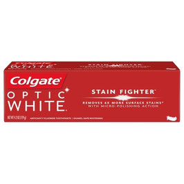 Colgate Optic White Stain Fighter Clean Mint Toothpaste, 4.2 Ounce, 24 Per Case