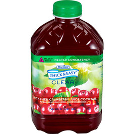 Thick & Easy Clear Thickened Cranberry Juice Cocktail, Nectar Consistency, 46 Ounce, 6 Per Case Thick & Easy Clear Thickened Cranberry Juice Cocktail, Nectar Consistency, 46 Ounce, 6 Per Case