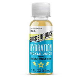 Suckerpunch Gourmet Pickle Juice Hydrate, 2 Fluid Ounces, 12 Per Case