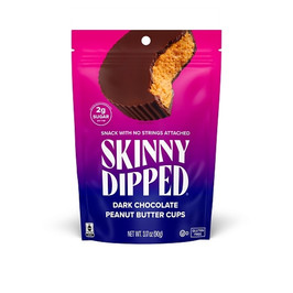 Skinny Dipped Dark Chocolate Peanut Butter Cups, 3.17 Ounce, 10 Per Case