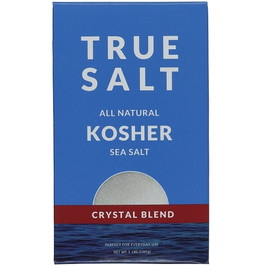 True Salt Crystal Blend Kosher Sea Salt Boxes, 3 Pound, 9 Per Case