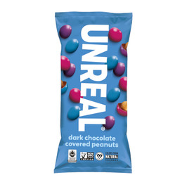 Unreal Dark Chocolate Peanut Gems, 1.5 Ounce, 72 Per Case