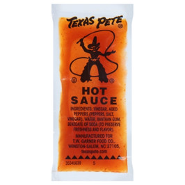 Texas Pete Hot Sauce Single Serve, 7 Gram, 1000 Per Case