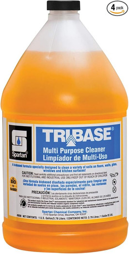 Spartan Tribase Multipurpose Cleaner, 1 Gallon, 4 Per Case Spartan Tribase Multipurpose Cleaner, 1 Gallon, 4 Per Case