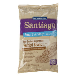 Baf Santiago Vegetarian With Refried Whole Beans, 26.25 Ounce, 6 Per Case Baf Santiago Vegetarian With Refried Whole Beans, 26.25 Ounce, 6 Per Case