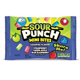 Sour Punch Share Me Gummy Candy, 3.5 Ounce, 12 Per Pack, 12 Per Case