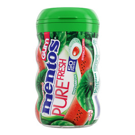 Mentos Sugar Free Pure Fresh Watermelon Gum, 50 Piece, 36 Per Case