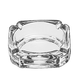 Libbey Square Ashtray 3.75 Glass, 36 Per Case