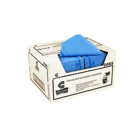 Chicopee 13  X 21 Pro-Quat Medium Duty Blue With Blue Print Towel, 150 Per Case
