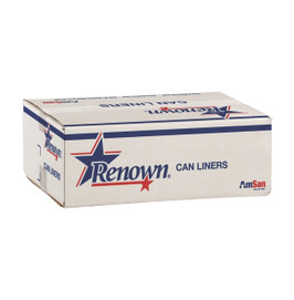 Renown Trash Can Liners, 3 Gallon, Natural