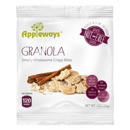 Appleways Individually Wrapped Granola Crispy Bites, 1 Count, 108 Per Case