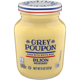 Grey Poupon Dijon Mustard Jar, 8 Ounce, 12 Per Case
