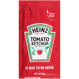 Heinz Ketchup Single Serve, 9 Gram, 1500 Per Case