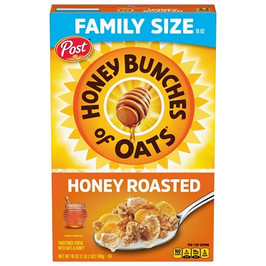 Post Crunchy Honey Roasted Cereal, 18 Ounce, 12 Per Case