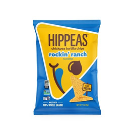 Hippeas Rockin  Ranch Chickpea Tortilla Chips, 1 Ounce, 21 Per Case