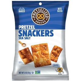 Pretzelized Snacks Sea Salt Snackers Crackers, 2 Ounce, 64 Per Case
