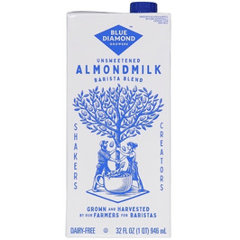 Almond Breeze Unsweetened Almondmilk Cartons, 32 Fluid Ounce, 12 Per Case