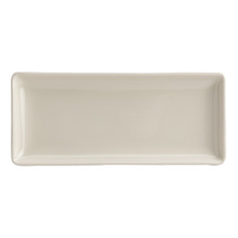 Homer Laughlin Rectangle Tray 11 3/4 In X 4 7/8 In Undecorated, 1 Dozen